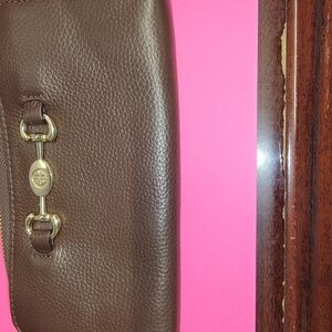 Giani Bernini Brown Wallet with Gold Accent